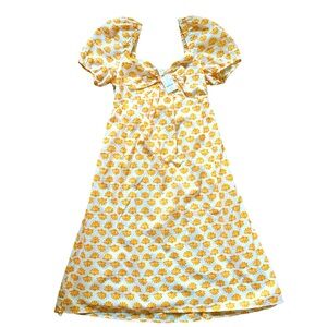 J. Crew Puffed Sleeved Midi Dress